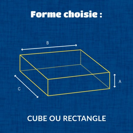 Mousse matelas cube