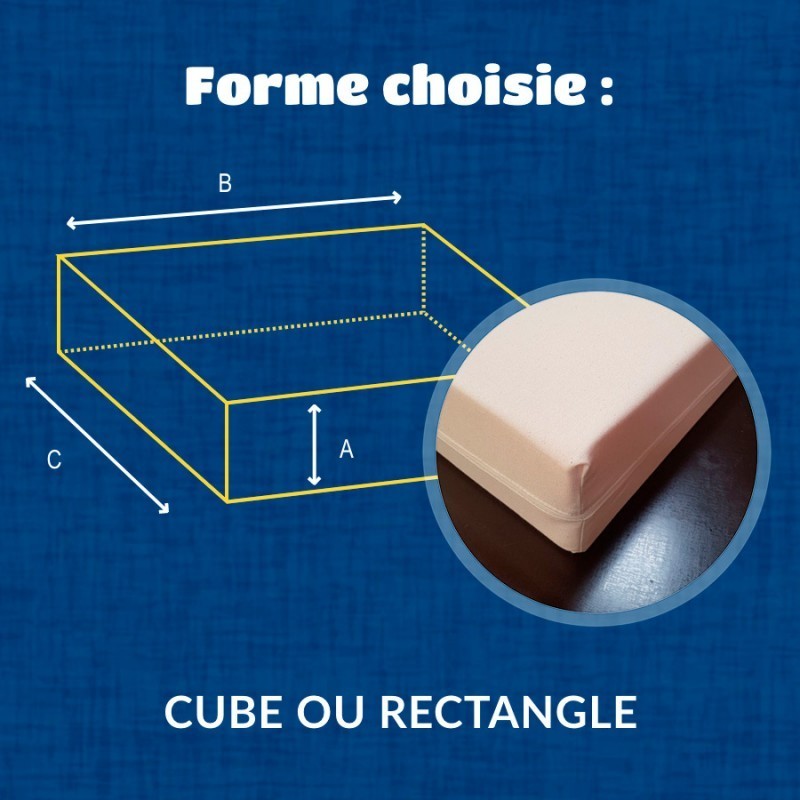 Housse déperlante cube